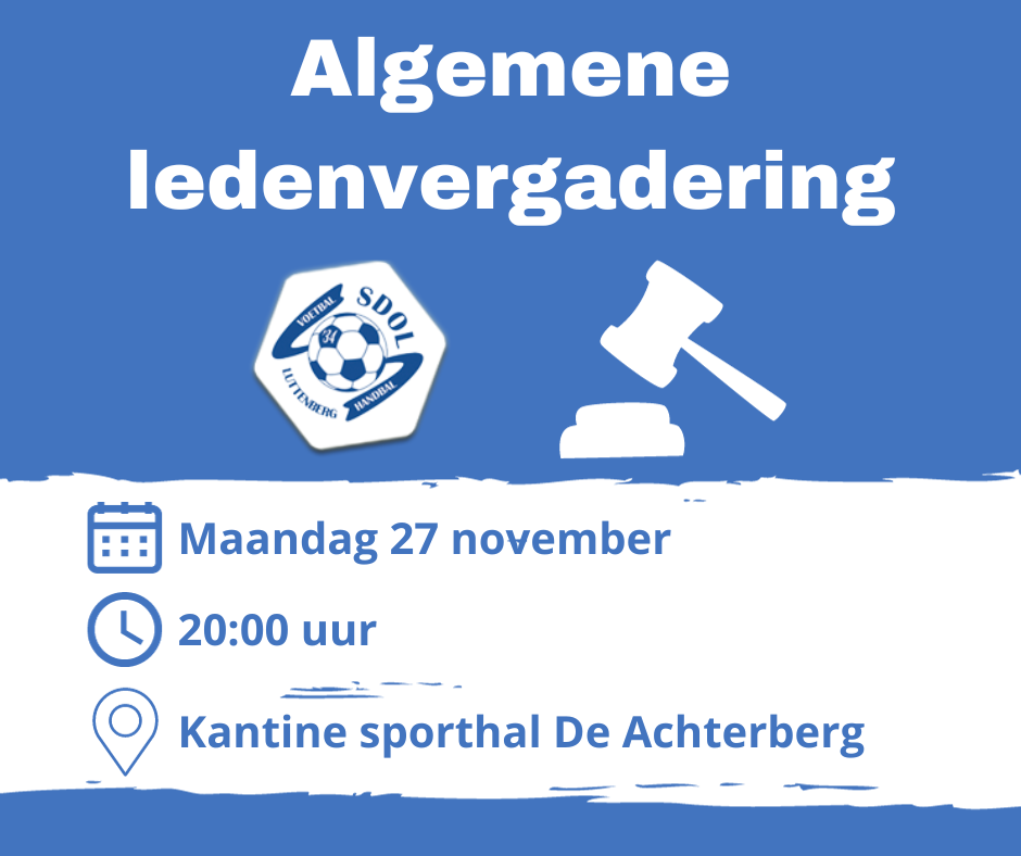 Agenda ledenvergadering 27 november 2023
