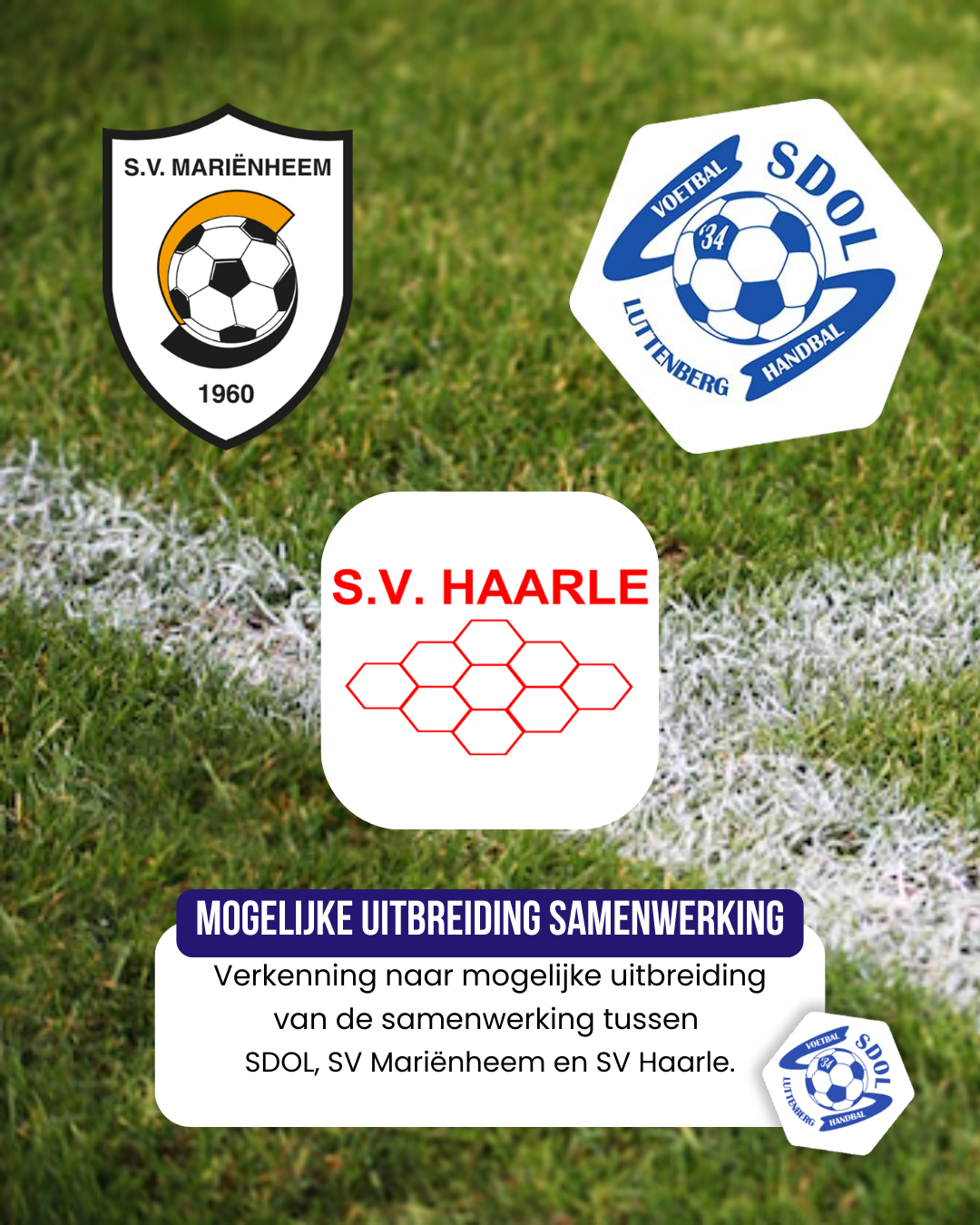 Mogelijke uitbreiding samenwerking SV Mariënheem met SV Haarle