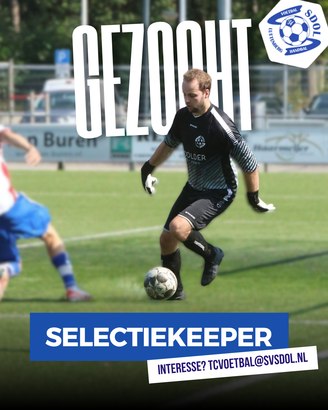 SV SDOL zoekt selectiekeeper voetbal