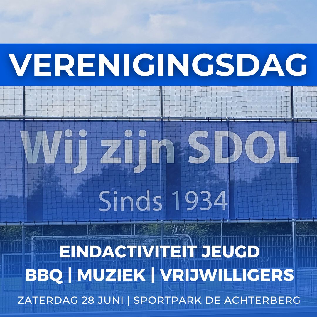 Verenigingsdag, zaterdag 28 juni
