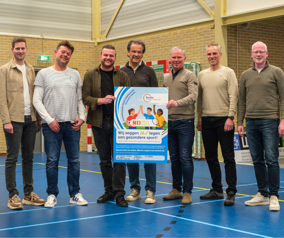 ⚽ Sporten doen we samen. Bewust omgaan met alcohol ook.