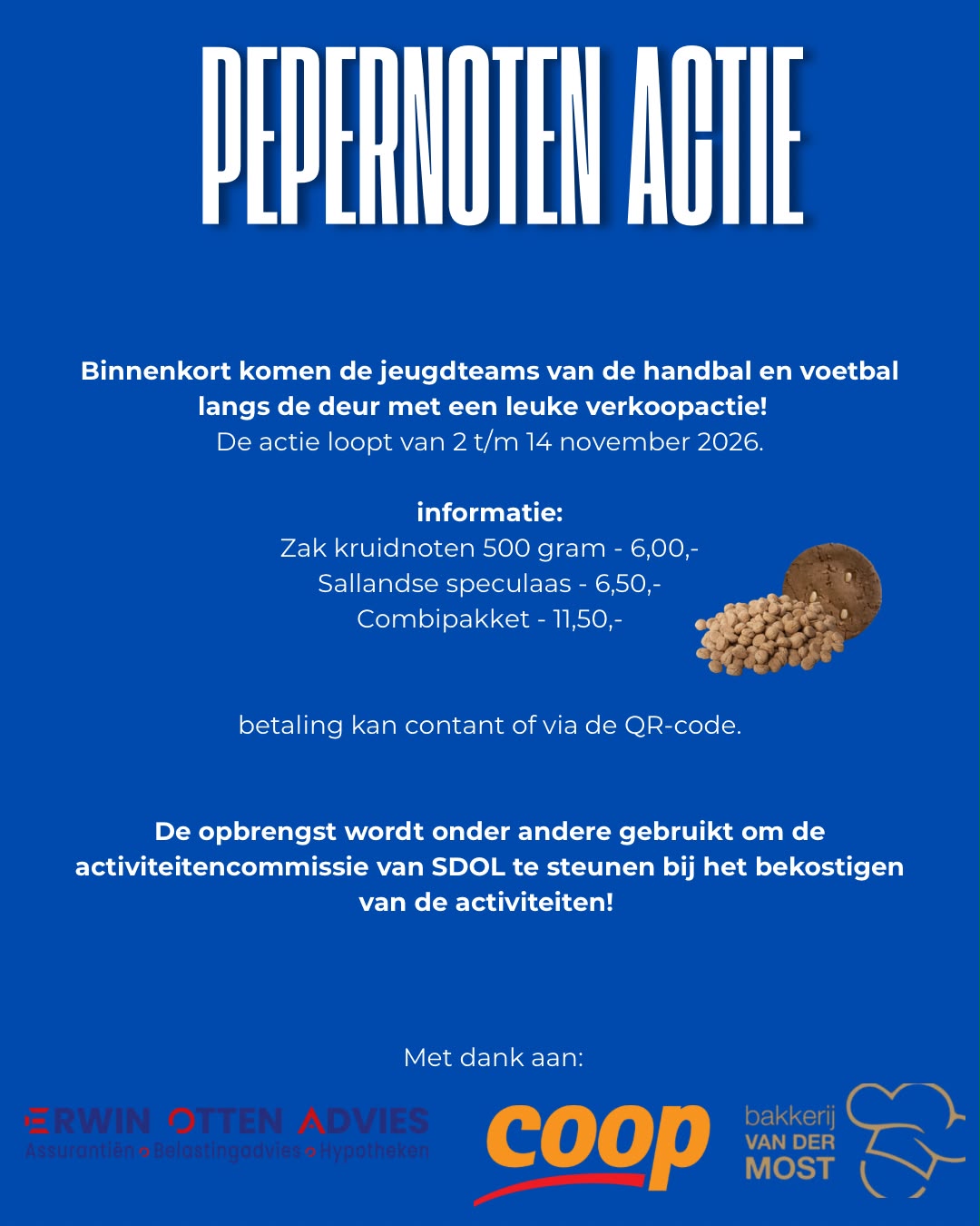 Pepernotenactie SDOL 2026!